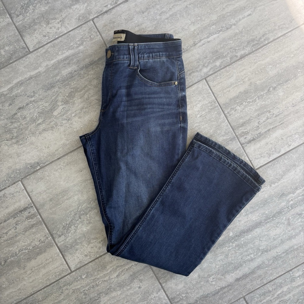Democracy Ab Solution Flare Jeans Womens 6 Dark Wash Stretch Denim